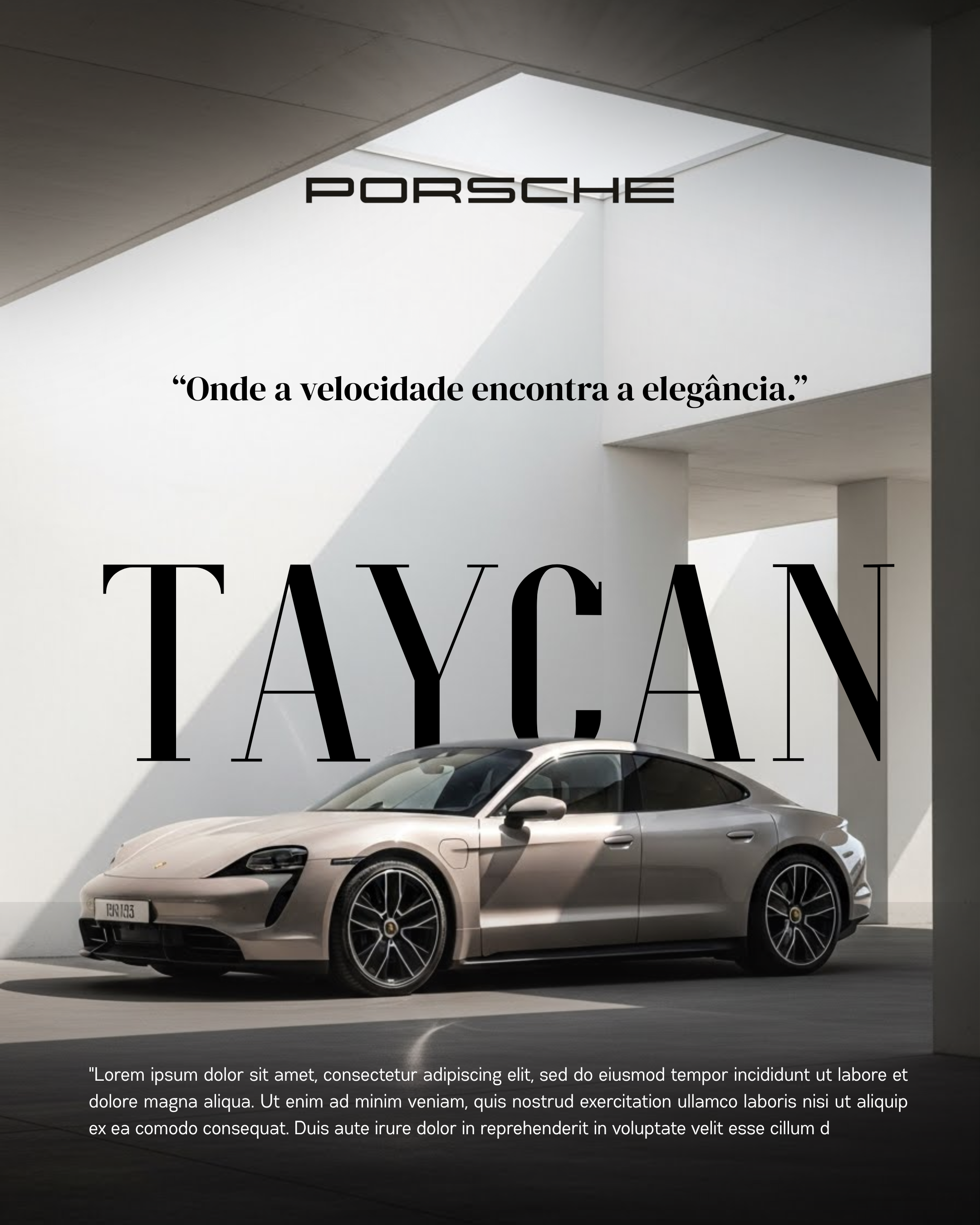 Porsche Taycan - Capa Profissional